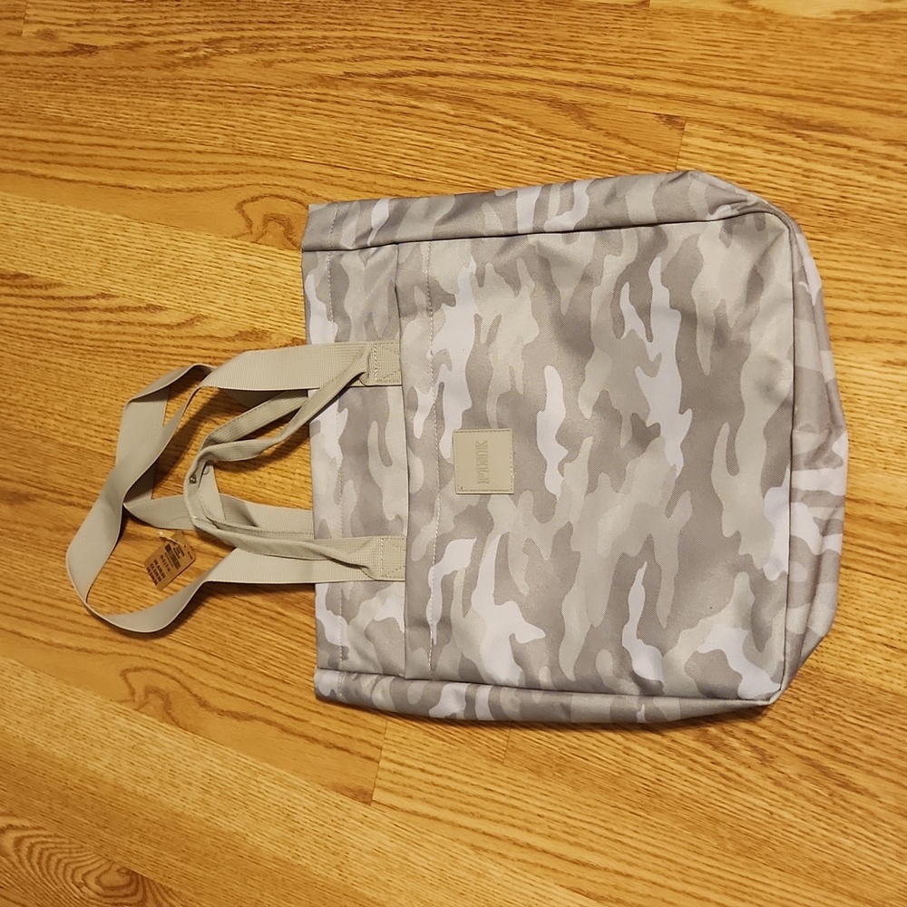 PINK camo tote/backpack